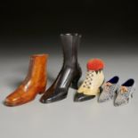 Collection Victorian-style shoe models