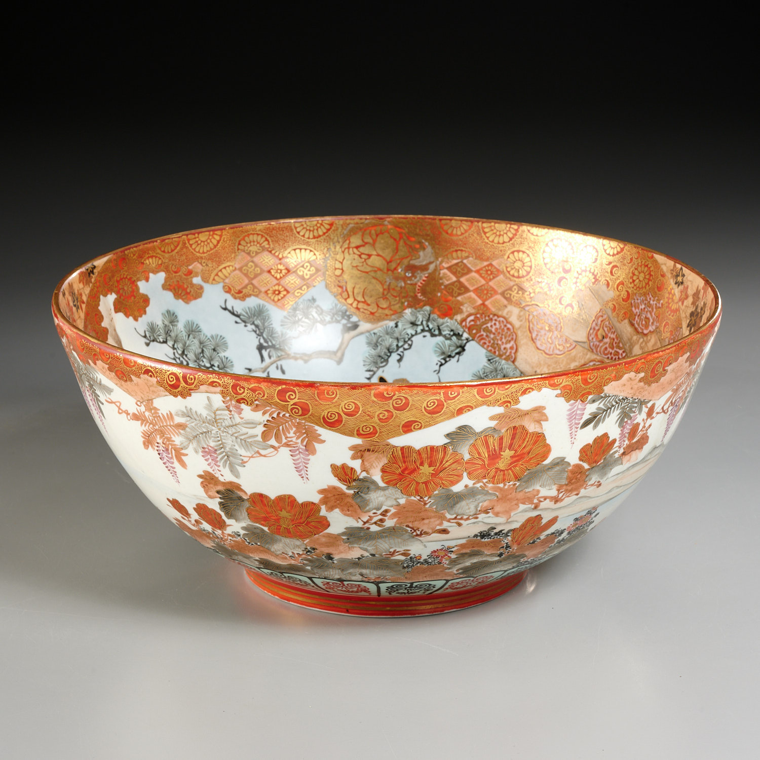 (2) Japanese Kutani porcelain bowls - Image 2 of 9