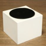 Ico Parisi, rare fiberglass cube stool
