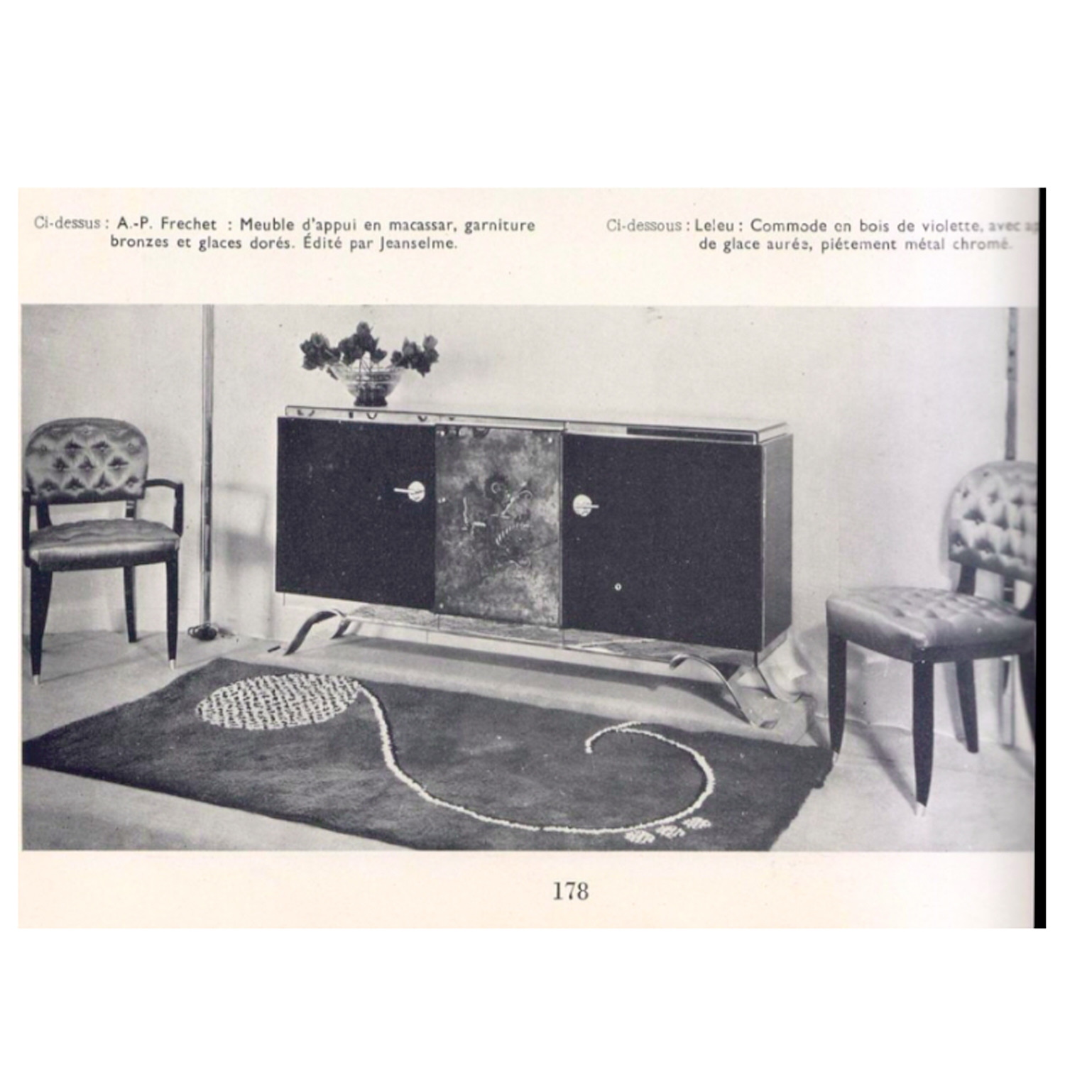 Jules Leleu and Raymond Subes, sideboard - Image 8 of 8