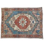 Antique Serapi carpet