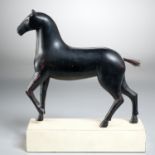 Fine American Folk carved and painted wood horse