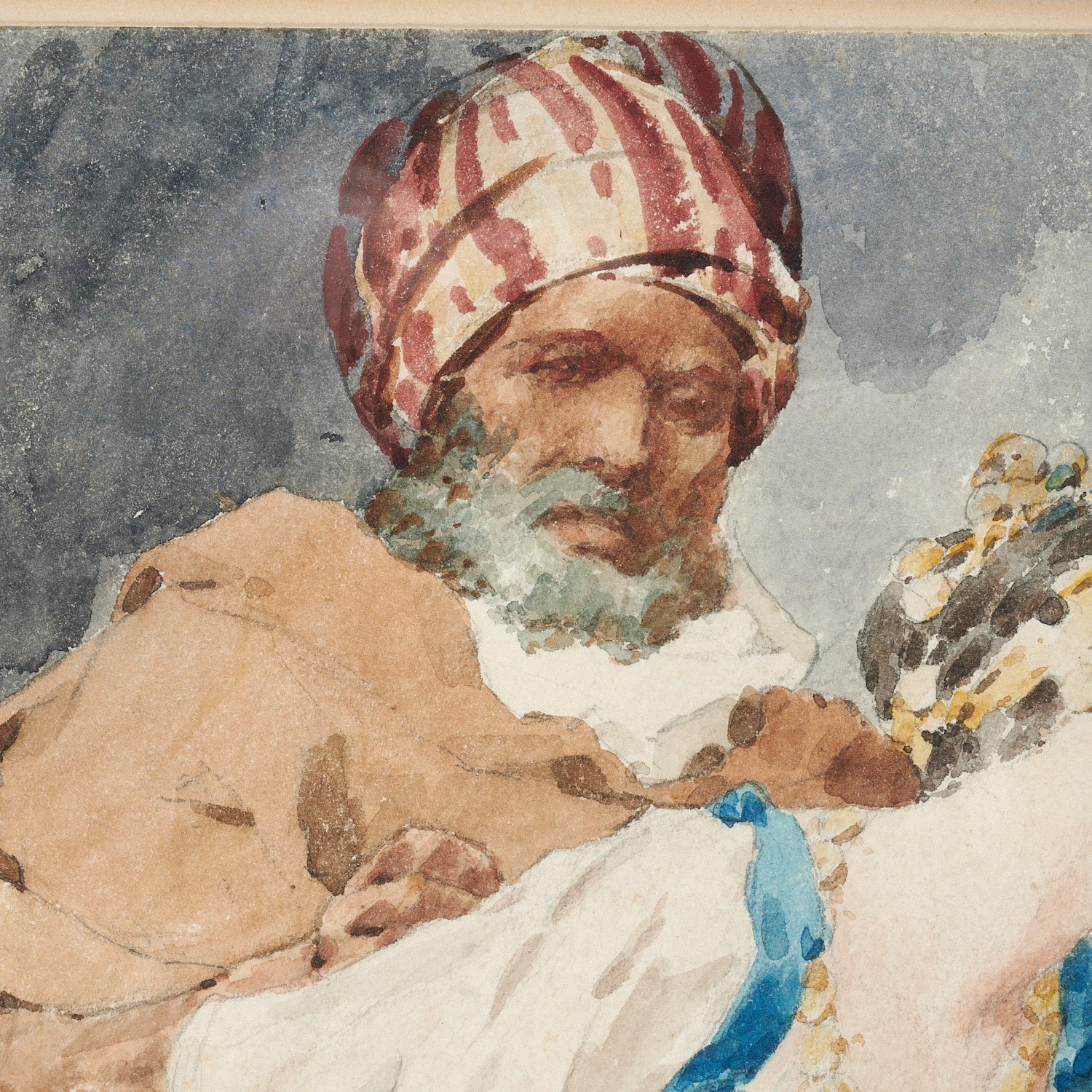 Gabriel Beringuier, Orientalist painting - Image 4 of 6