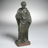 Roman style bronze figure of a Goddess, ex-museum