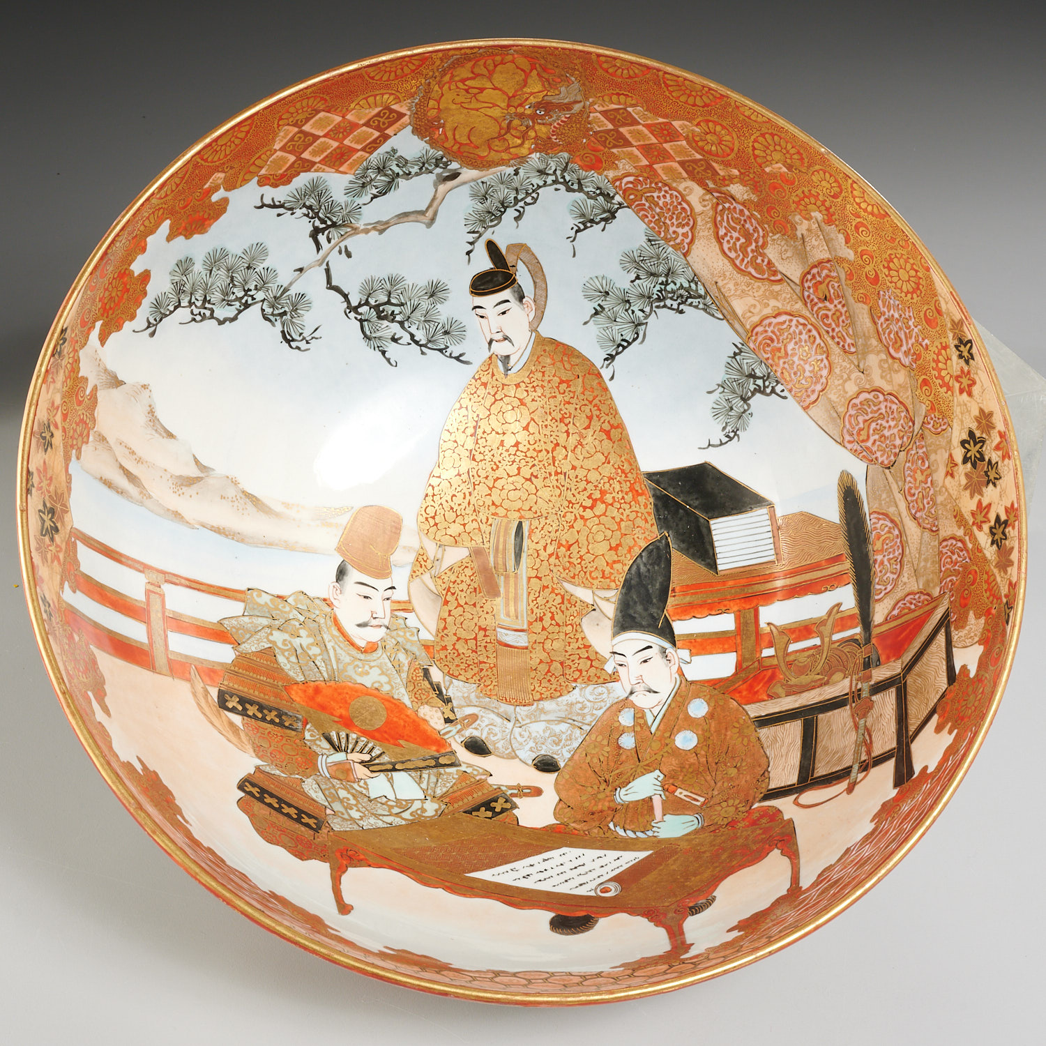 (2) Japanese Kutani porcelain bowls - Image 3 of 9