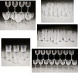 Stevens & Williams (attrib.) stemware service