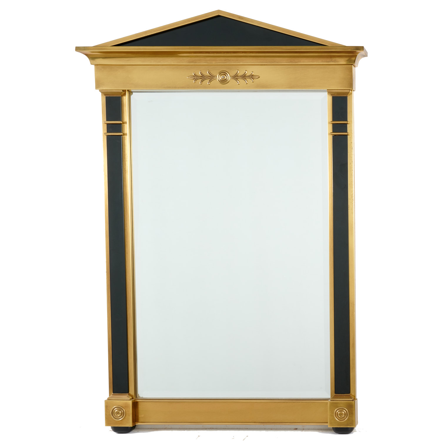 Mastercraft Neoclassical style brass mirror