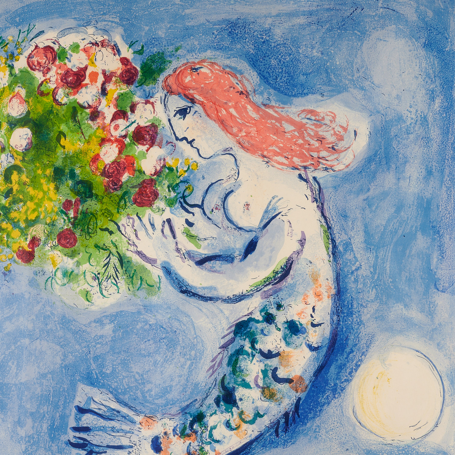 Marc Chagall, signed color lithograph, 1962 - Image 3 of 5