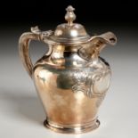 Jones, Low & Ball coin silver lidded ewer