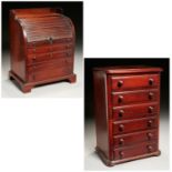 English & American miniature cabinet and desk