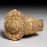 Continental Renaissance style gilt bronze buckle