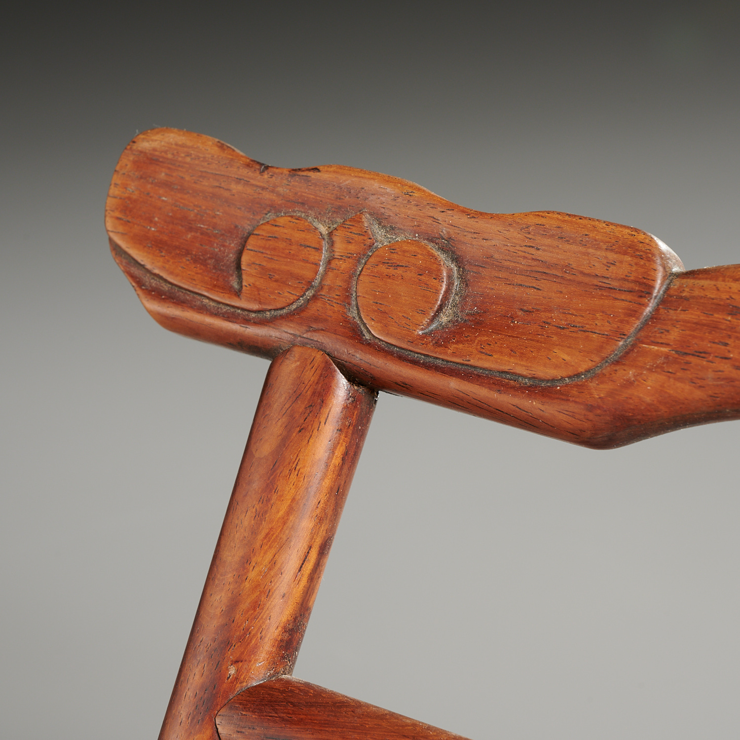 Chinese huanghuali folding mirror stand - Image 3 of 5