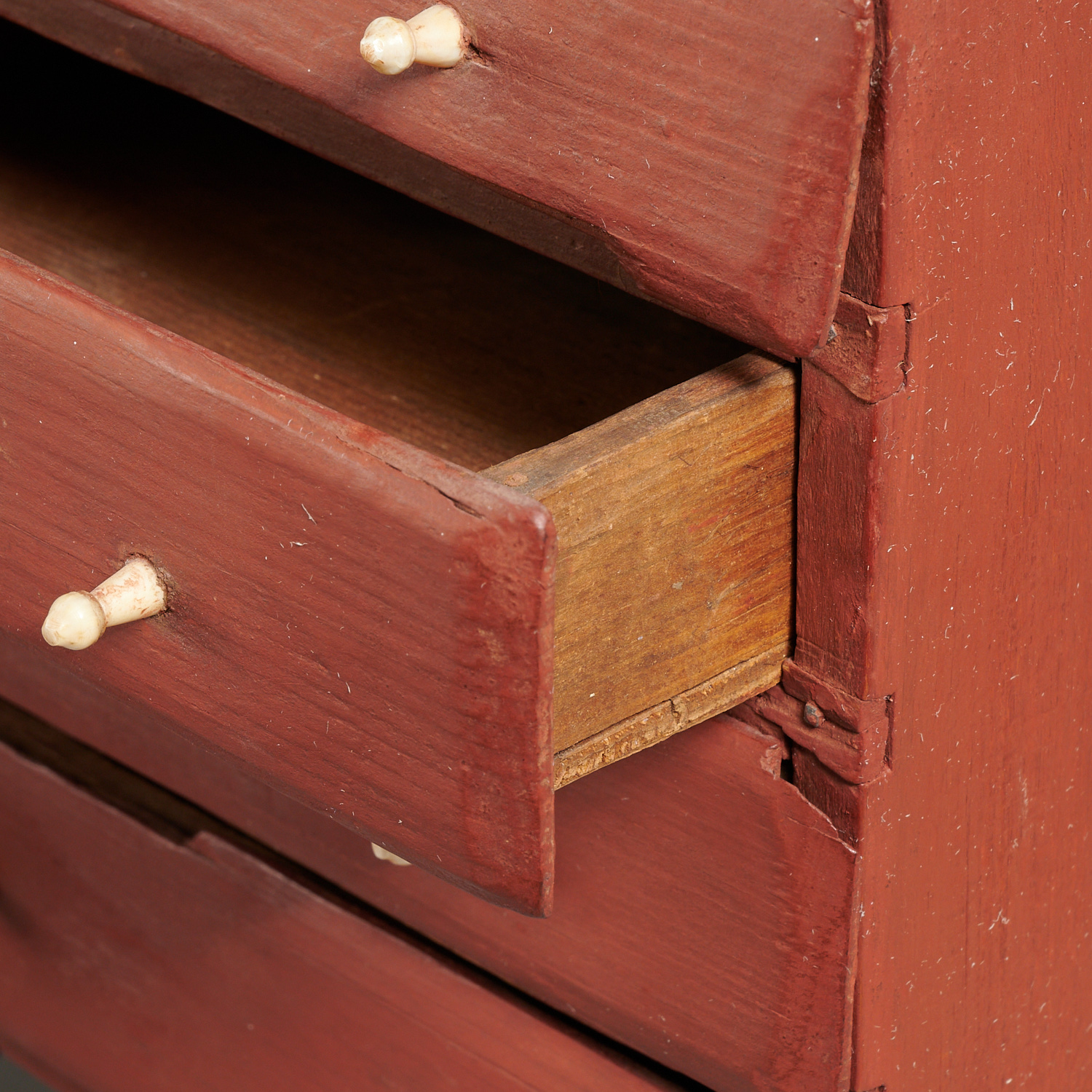 (2) American Folk Art miniature cabinets - Image 2 of 10