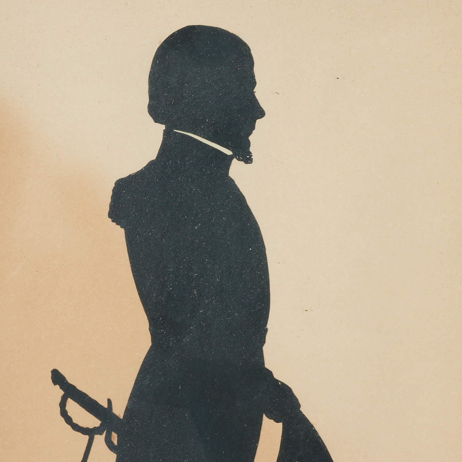 Auguste Edouart, pair of silhouettes, 1842 - Image 3 of 9