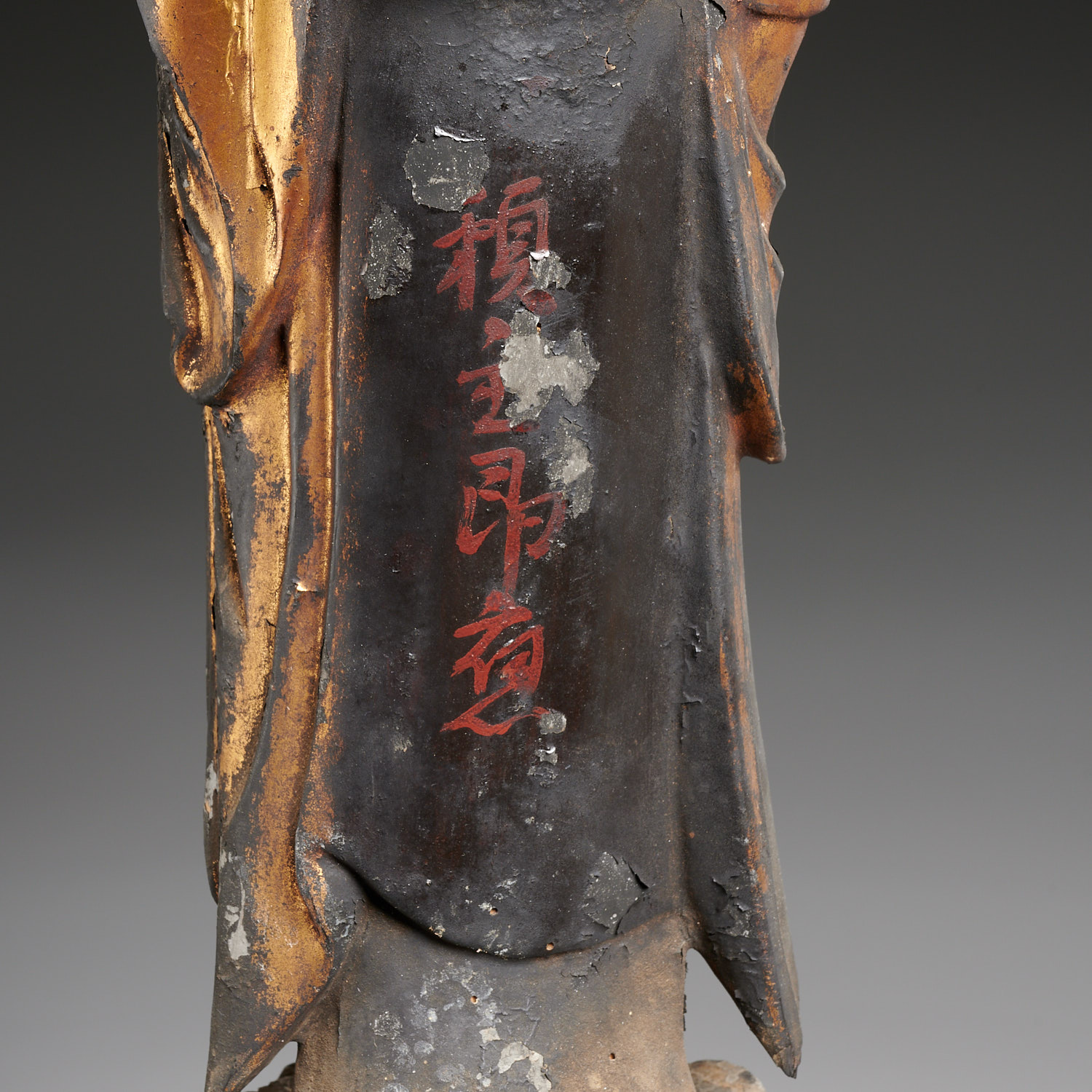 Old Japanese giltwood figure of Jizo (Ksitigarbha) - Image 4 of 5