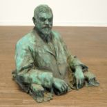 Paul Troubetzkoy, lifesize portrait bronze, 1911