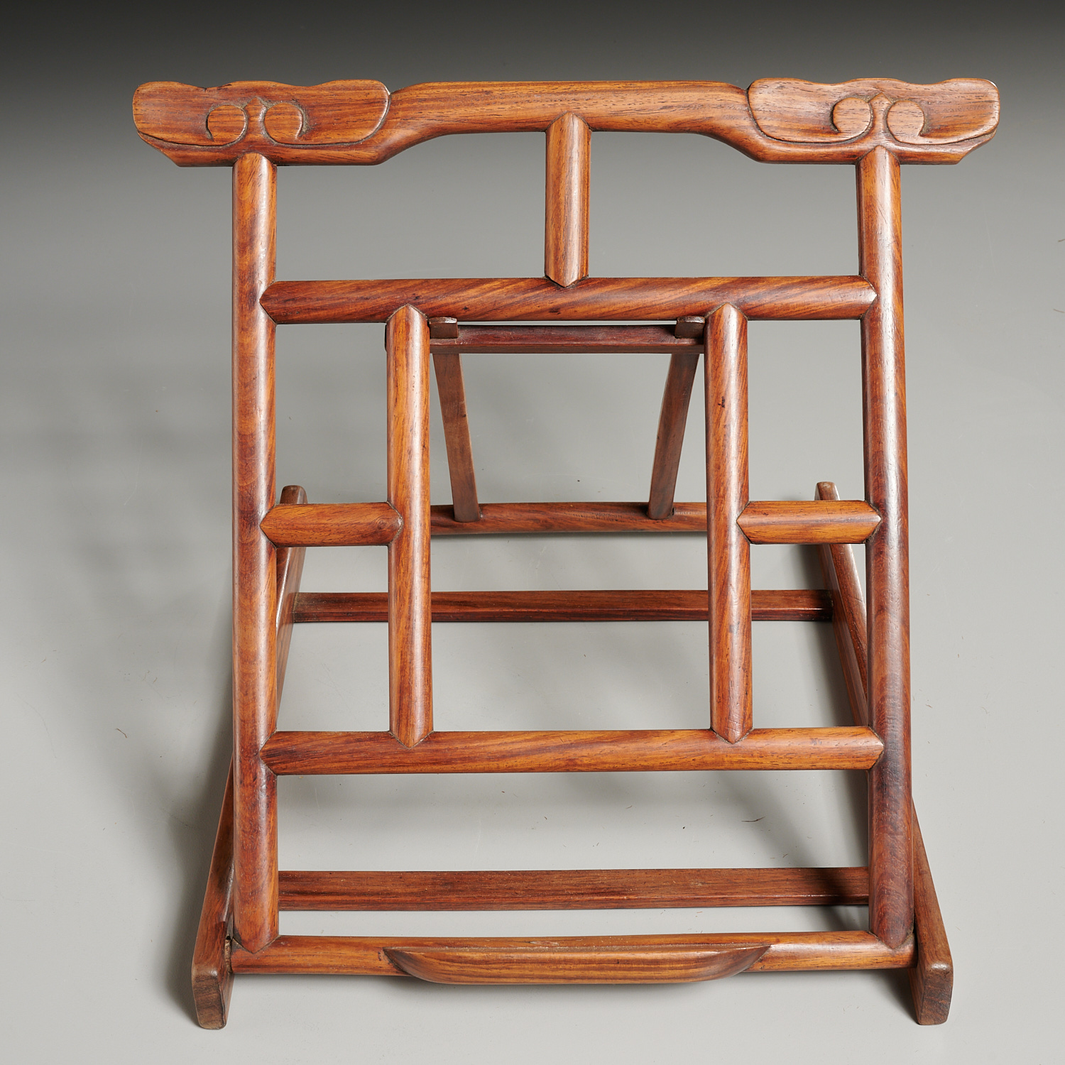 Chinese huanghuali folding mirror stand - Image 2 of 5