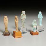 (5) Ancient Egyptian Ushabtis