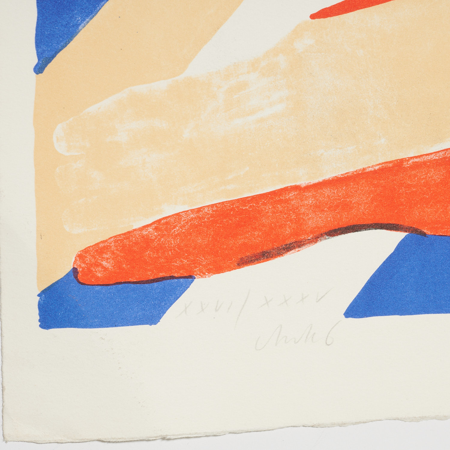 Horst Antes, (2) color lithographs, c. 1968 - Image 6 of 7