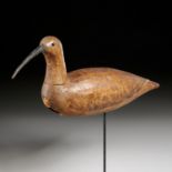 Antique American Folk Art Curlew decoy