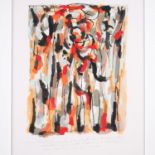 Piero Dorazio, color serigraph on paper, 1956/2000