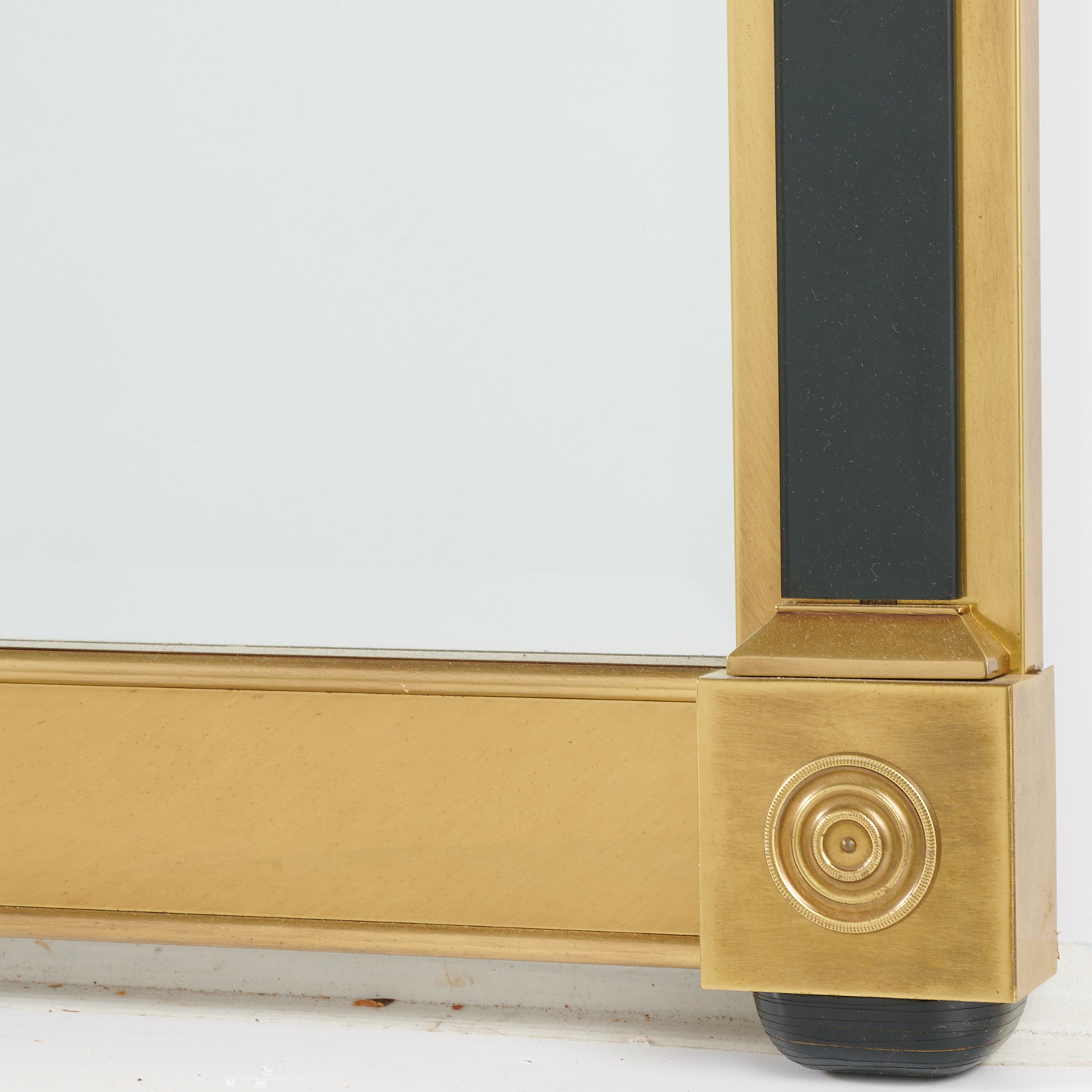 Mastercraft Neoclassical style brass mirror - Image 3 of 4