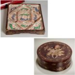 (2) Chinese boxed sweetmeat sets