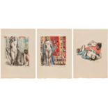 Lovis Corinth, (3) color lithographs, 1911