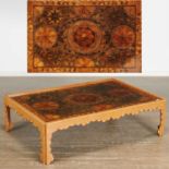 Dutch Baroque marquetry coffee table, ex Mallett