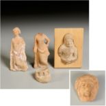 Ancient Greek female figures and fragments