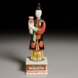 Chinese Export famille rose figure