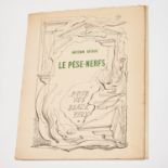 Antonin Artaud, Le Pese-Nerfs, 1925, signed