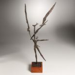 Lindsay Daen, patinated bronze sculpture, c. 1968