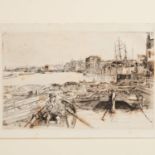 James A.M. Whistler, Thames Set etching #7 1859