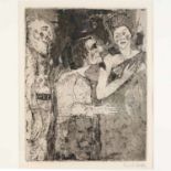 Emil Nolde, drypoint etching, 1918