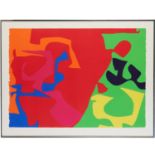 Patrick Heron, color screenprint, 1973