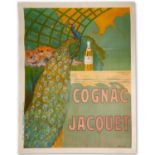 Camille Bouchet, Cognac Jacquet Art Nouveau poster