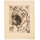 Joan Miro, signed etching
