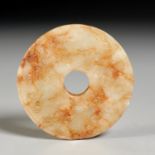 Chinese Ming era jade Huan bi disc