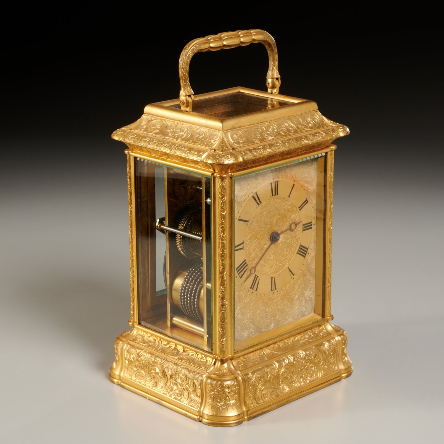 Barraud & Lunds, rare Victorian carriage clock