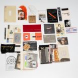 Collection of UBU Gallery invites, incl. Yoko Ono