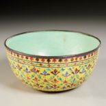 Antique royal Thai enameled copper