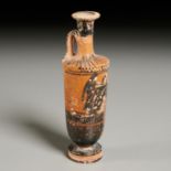 Ancient Greek Attic black figure lekythos