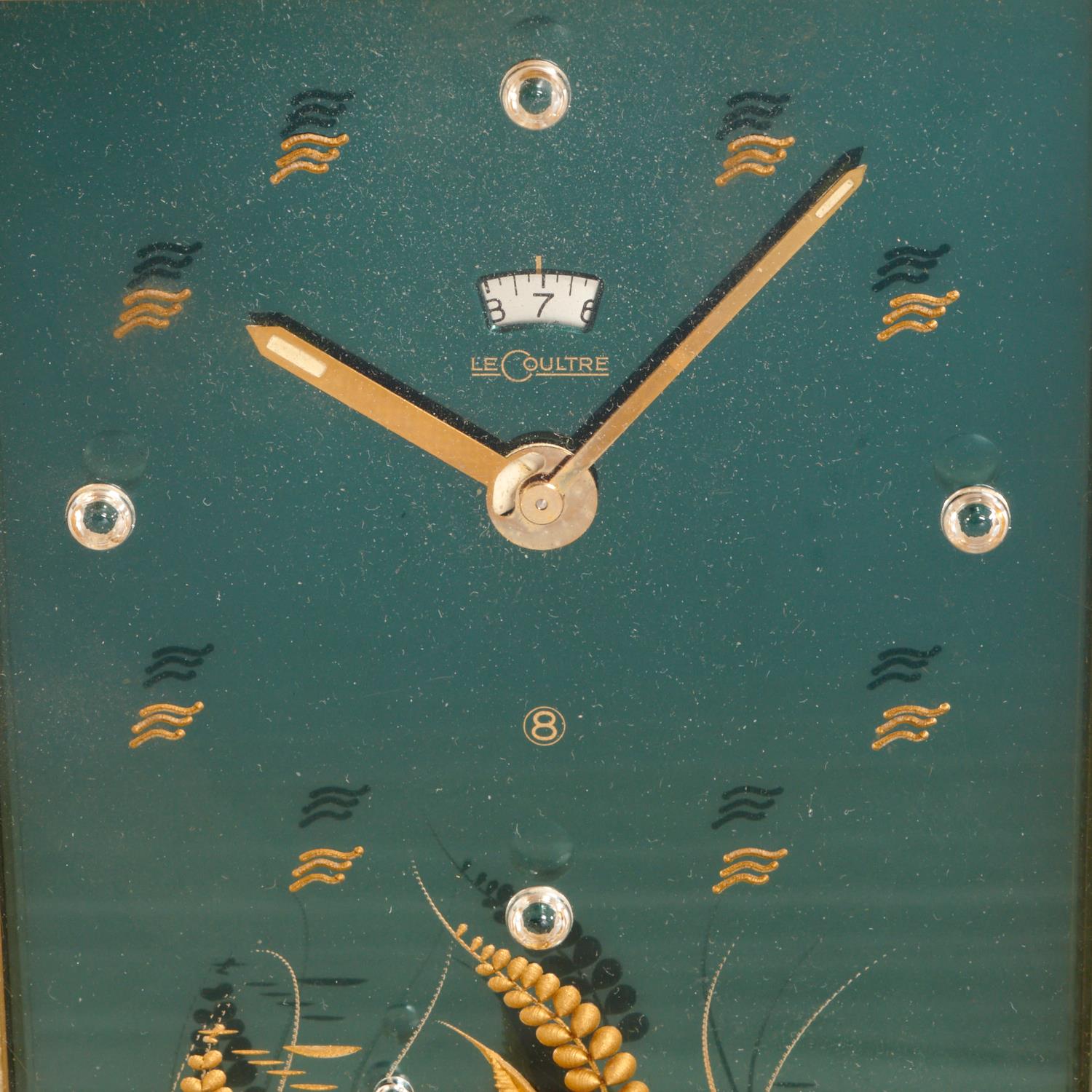 Jaeger-LeCoultre Black Marina table clock - Image 3 of 7