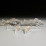 Dorothy Thorpe style cast acrylic fish & shells