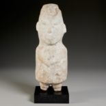 Guerrero anthropomorphic carved stone figure