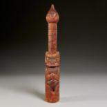 Pacific Northwest small carved wood totem