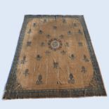 Room size antique Peking carpet