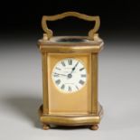 Fairfax & Roberts, small brass carriage clock