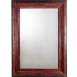 Very large Dutch Baroque style ebonized mirror